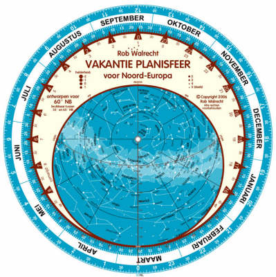 Dutch "Holiday Planisphere" for 60 Degrees N