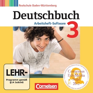 Deutschbuch - Realschule Baden-Württemberg - Neubearbeitung / Band 3: 7. Schuljahr - Übungs-CD-ROM zum Arbeitsheft