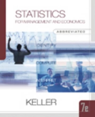 Statistics for Management and Economics, Abbreviated Edition (with CD-ROM and Infotrac) - Gerald Keller