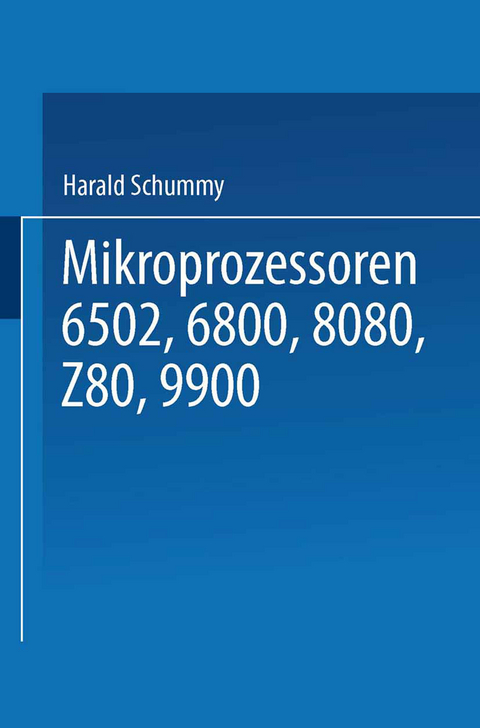 Mikroprozessoren - Harald Schumny