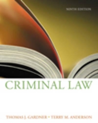 Criminal Law W/CD 9e
