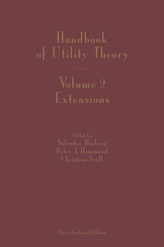Handbook of Utility Theory