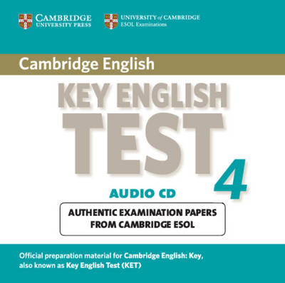 Cambridge Key English Test 4 Audio CD -  Cambridge ESOL