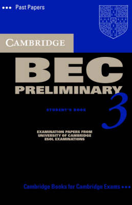Cambridge BEC Preliminary 3 Audio Cassette -  Cambridge ESOL