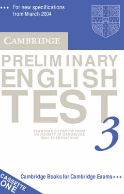 Cambridge Preliminary English Test 3 Audio Cassette Set (2 Cassettes)