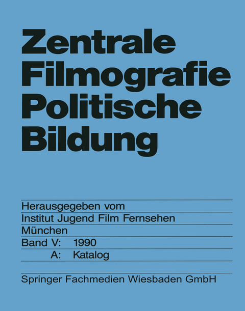 Zentrale Filmografie Politische Bildung - 