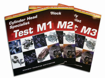 ASE Test Prep for Engine Machinists (M1-M3): Complete Set -  Delmar Learning, Cengage Learning Delmar
