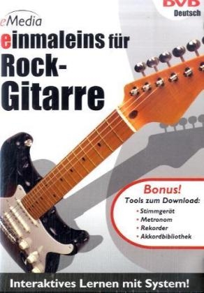 eMedia einmaleins Rock-Gitarre, 1 DVD
