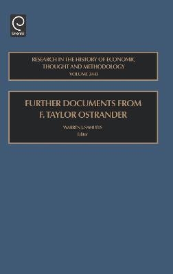 Further Documents from F. Taylor Ostrander - 