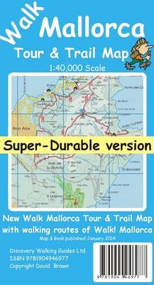 Walk Mallorca (North & Mountains) Tour & Trail Super-Durable Map