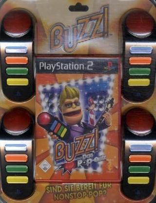 Buzz - Das Pop-Quiz (inkl. 4 Buzzer), PS2-DVD