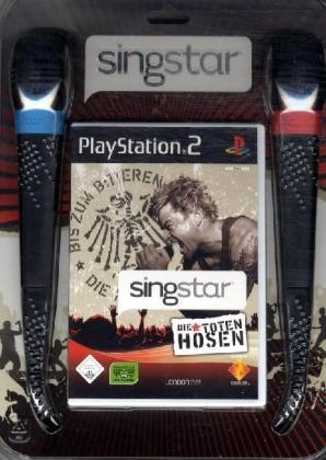 SingStar, Die Toten Hosen , PS2-DVD, m. 2 Mikrofonen u. USB-Konverter