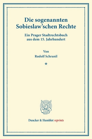 Die sogenannten Sobieslaw'schen Rechte.