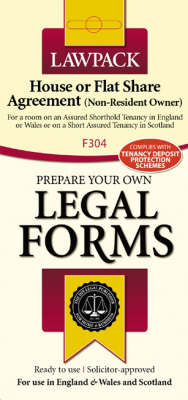 House or Flat Share Agreement (non-resident Owner)