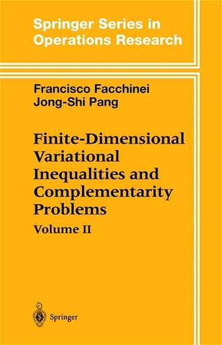 Finite-Dimensional Variational Inequalities and Complementarity Problems