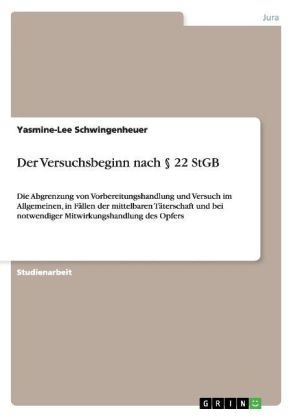 Der Versuchsbeginn nach 22 StGB