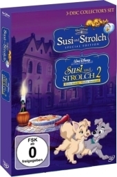 Susi und Strolch, Special Edition / Susi und Strolch 2, 3 DVDs, mehrsprach. Version