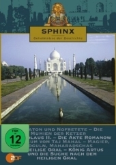 Echnaton und Nofretete - Die Muminen der Ketzer / Zar Nikolaus II. - Die Akte Romanow / Der Traum vom Taj Mahal - Magier, Moguln, Maharadschas / Der Heilige Gral - König Artus und die Suche nach dem Heiligen Gral, 1 DVD