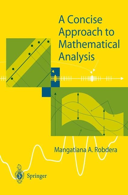 Concise Approach to Mathematical Analysis -  Mangatiana A. Robdera