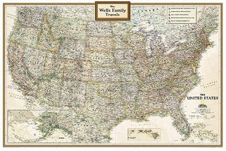 Personalized Map - USA Executive