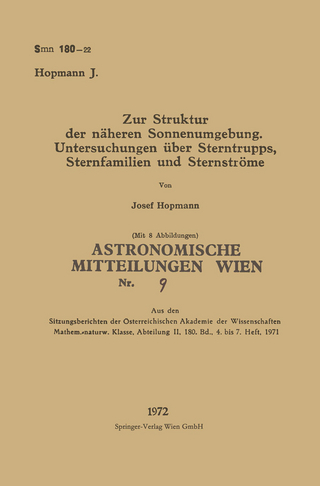 Zur Struktur der näheren Sonnenumgebung. Untersuchungen über Sterntrupps, Sternfamilien und Sternströme