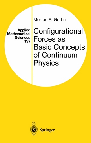 Configurational Forces as Basic Concepts of Continuum Physics