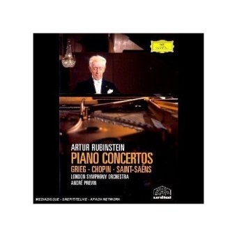 Piano Concertos, 1 DVD - Edvard Grieg, Fr&eacute;d&eacute;ric Chopin, Camille Saint-Sa&euml;ns