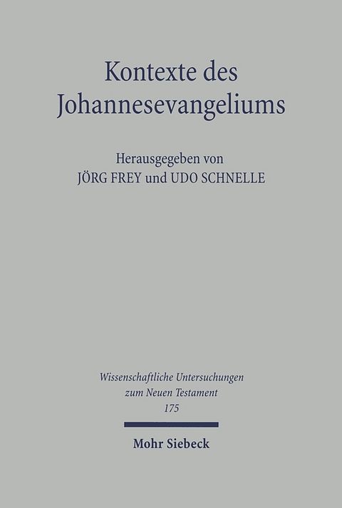 Kontexte des Johannesevangeliums - 