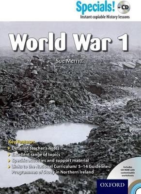 Secondary Specials! +CD: History - World War 1 - Sue Merritt