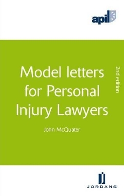 APIL Model Letters for Personal Injury Lawyers