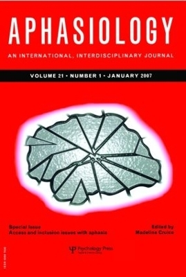 Access and Inclusion Issues with Aphasia