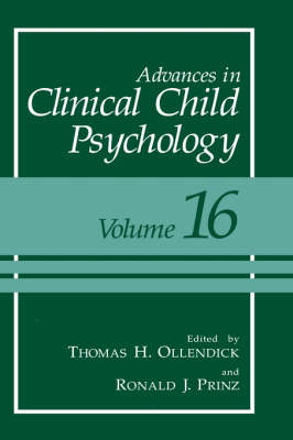 Advances in Clinical Child Psychology - 