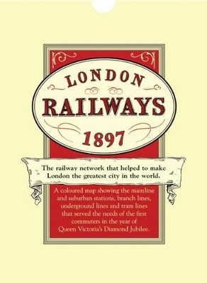 London's Railways Map 1897 - 