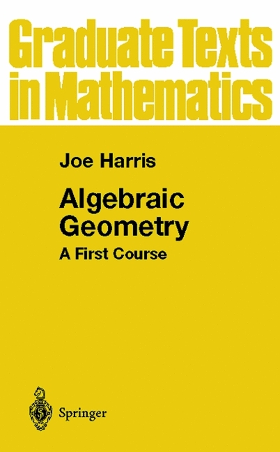 Algebraic Geometry -  Joe Harris