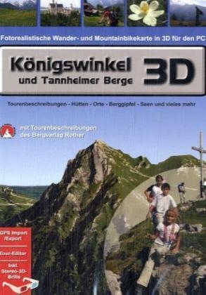 Königswinkel und Tannheimer Berge 3D, 1 DVD-ROM
