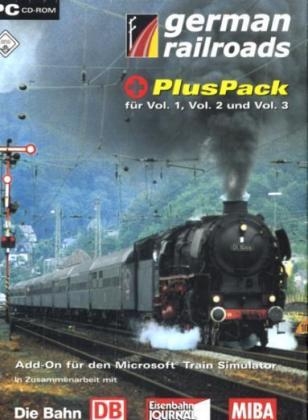 German Railroads, PlusPack für Vol. 1, Vol. 2 und Vol. 3, CD-ROM