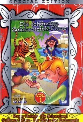 Die schönsten Zeichentrick-Filme, DVD, deutsche u. englische Version. Vol.1
