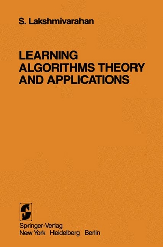 Learning Algorithms Theory and Applications