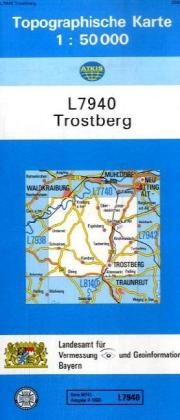 Topographische Karten Bayern [Bl.L7940] -  Trostberg