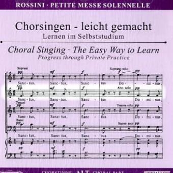 Petite Messe solennelle, Chorstimme Alt, 1 Audio-CD - Gioachino Rossini