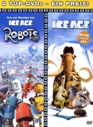 Robots / Ice Age, 2 DVDs, dtsch. u. engl. Version