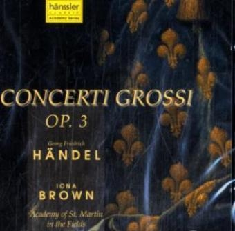 Concerti Grossi op. 3, 1 Audio-CD - Georg Friedrich H&auml;ndel