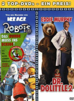 Robots / Dr. Dolittle 2, 2 DVDs, dtsch. u. engl. Version