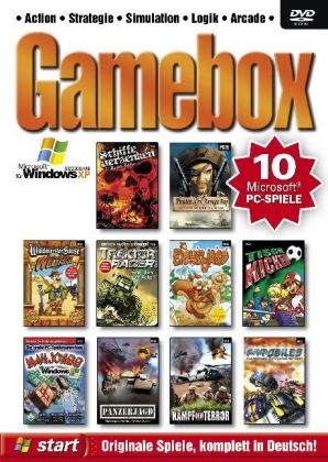 Gamebox, 10 Microsoft PC-Spiele, DVD-ROM