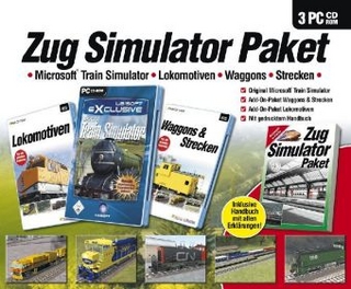 Zug Simulator Paket, 3 CD-ROMs