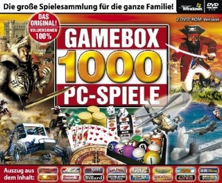 Gamebox 1.000 PC-Spiele, 2 DVD-ROMs