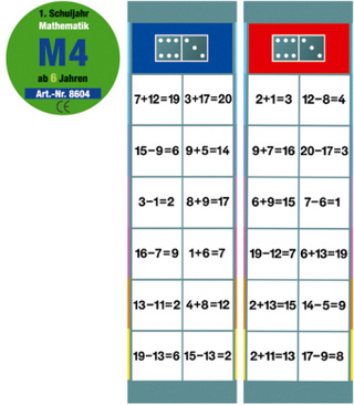 Flocards Mathematik 1. Schuljahr (Lernspiel). Set.M4