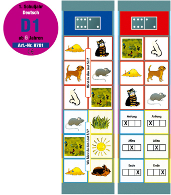 Flocards Deutsch 1. Schuljahr (Lernspiel). Set.D1