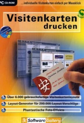 Visitenkarten drucken, 1 CD-ROM