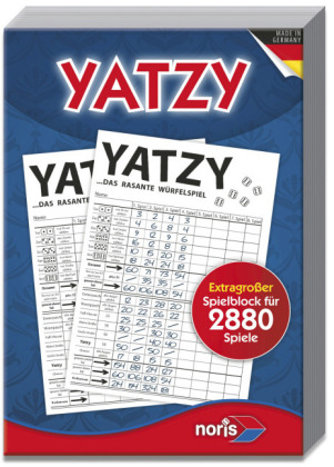 Knubbel / Yatzy Extragro&szlig;er Spielblock f&uuml;r 2880 Spiele (Spiel-Zubeh&ouml;r)